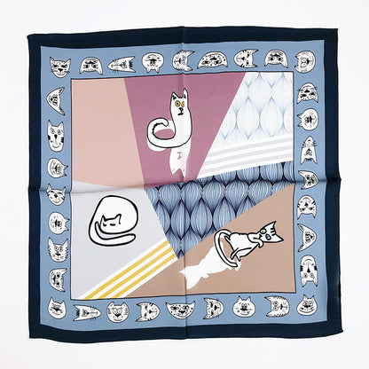 Female Silk Silk Small Square Scarf