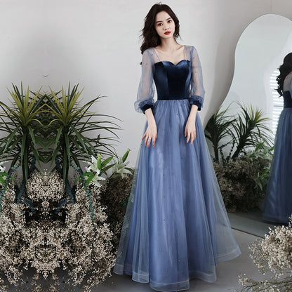 Velour Éclat Gown
