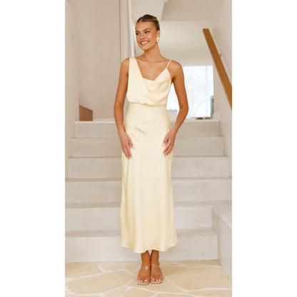 Lumira Satin Slip Dress