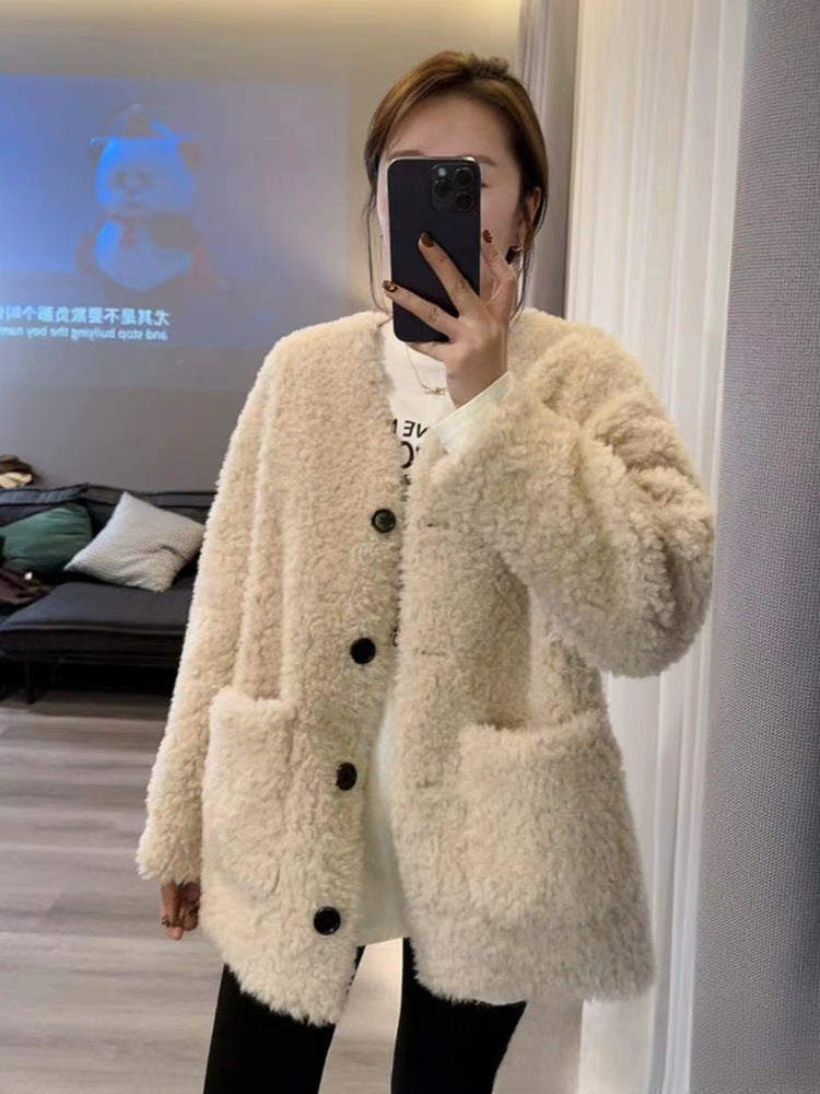 LuxeLamb Cozy Top Coat
