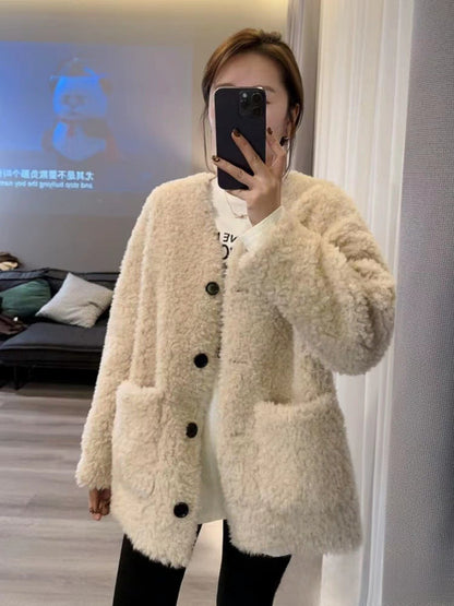 LuxeLamb Cozy Top Coat