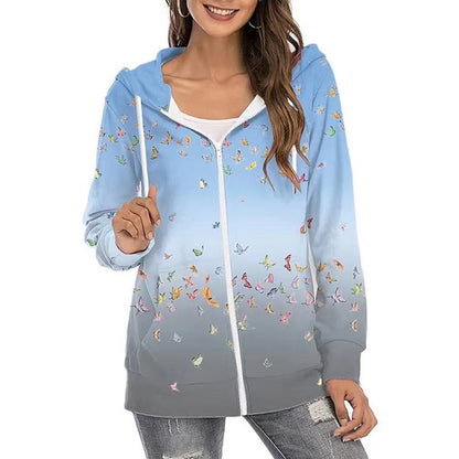OmbreCommute Zip Hoodie Coat