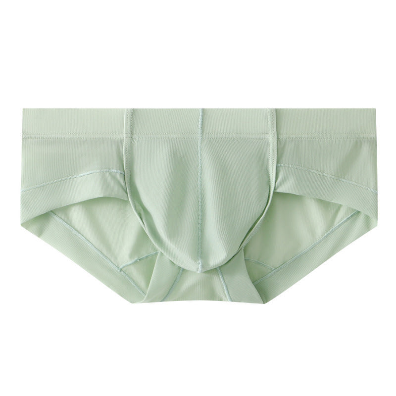 Men's Low Waist Ice Silk Thin Briefs