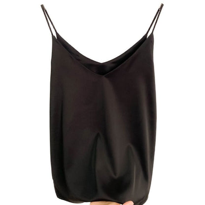 Summer Vest Silk V-neck Sleeveless