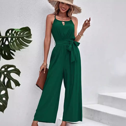 SerenVita™ Spaghetti Strap Jumpsuit
