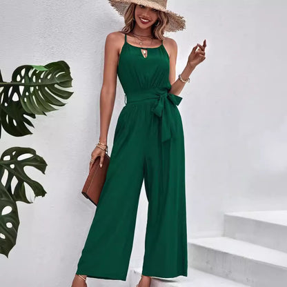 SerenVita™ Spaghetti Strap Jumpsuit