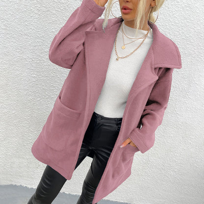 CozyReign Double-Sided Fleece Coat