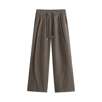 Summer Thin American Ice Silk Casual Pants Men
