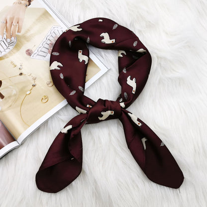 The New Scarf Professional Small Scarf Headband Silk