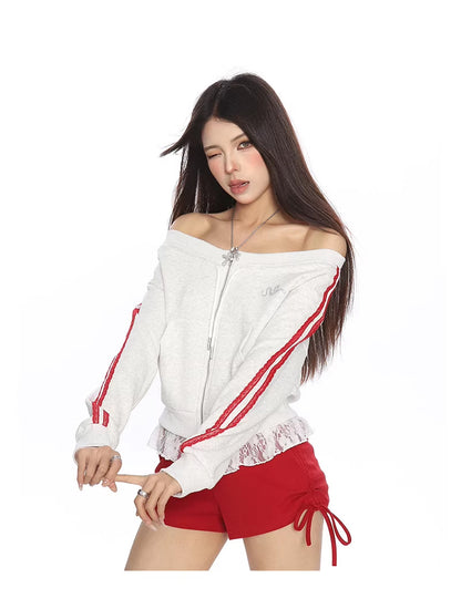 VivaEdge One-Shoulder Sweatshirt