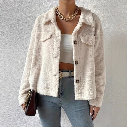 Ivory Luxe Velvet Coat