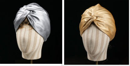 Double-layer Twisted Silk Home Cap