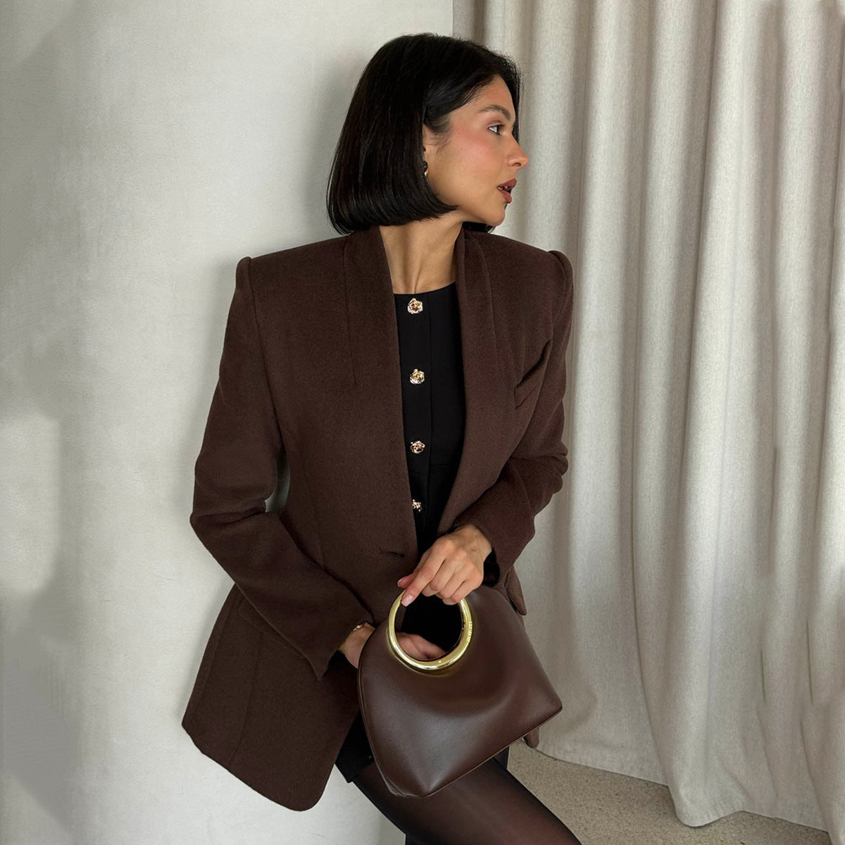 EliteForm Single Button Blazer