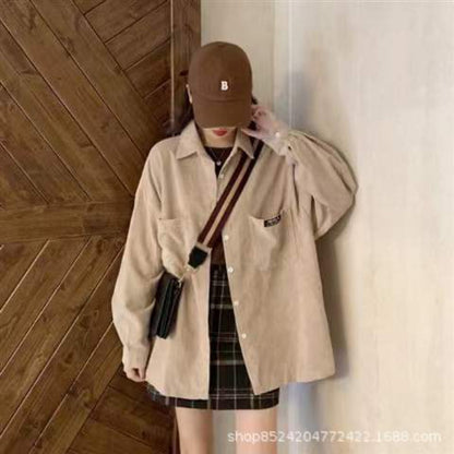 LoungeCord Corduroy Shirt Jacket