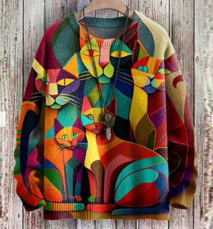 BloomAura Floral Sweater