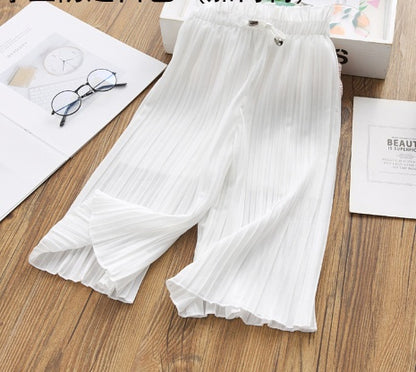 Breathable Ice Silk Wide-leg Pants