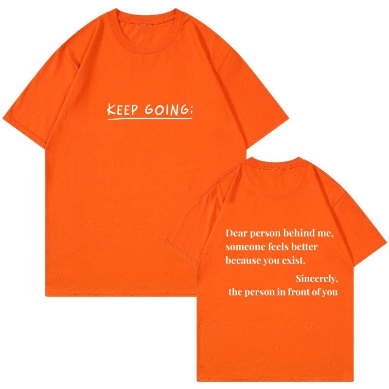 Milk Silk Round Neck T-shirt