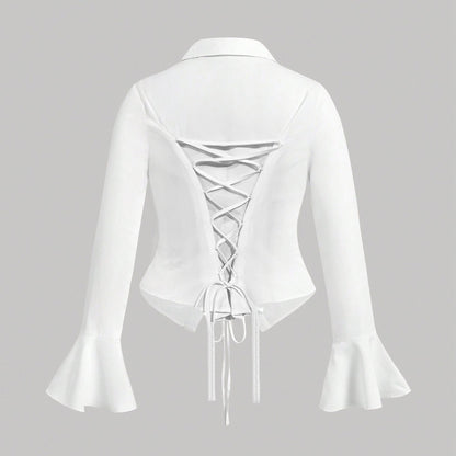 Silvéra Flare-Cinch Blouse