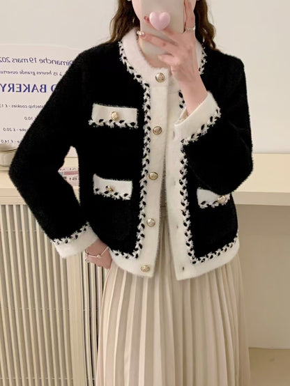 Parisian Elegance Cardigan Coat
