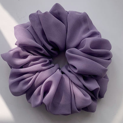 Big Head Bouquet Chiffon Large Intestine Ring Hair Ring