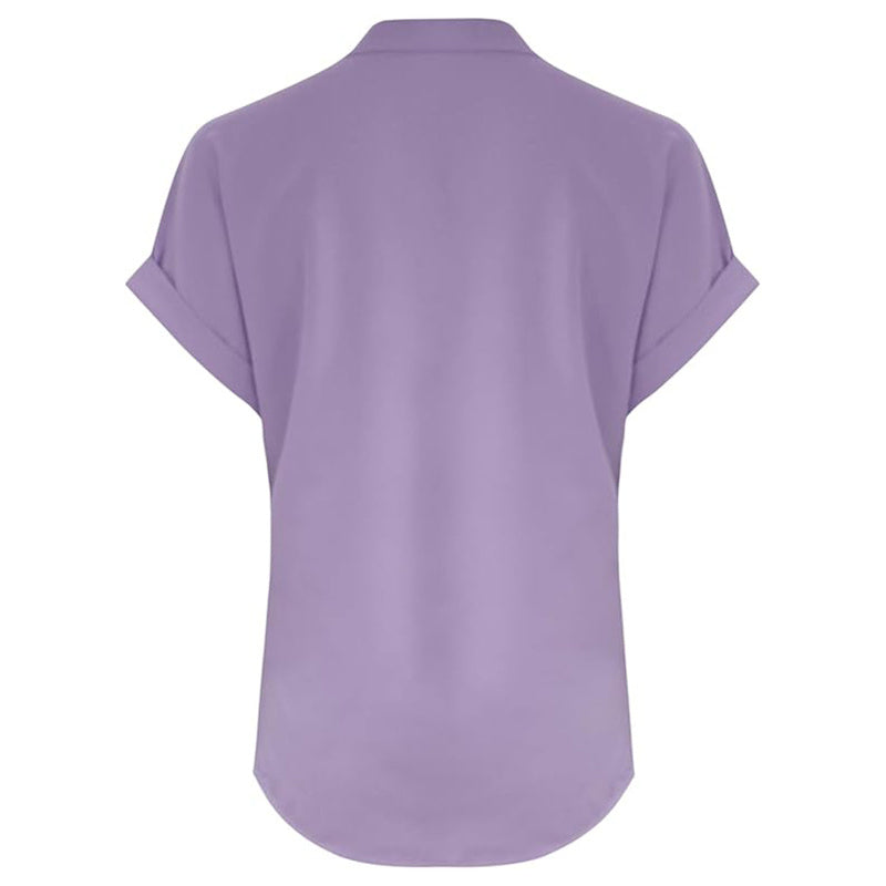Serenelle V-Button Blouse