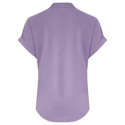 Serenelle V-Button Blouse