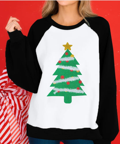 HollyGlow Digital Christmas Sweater