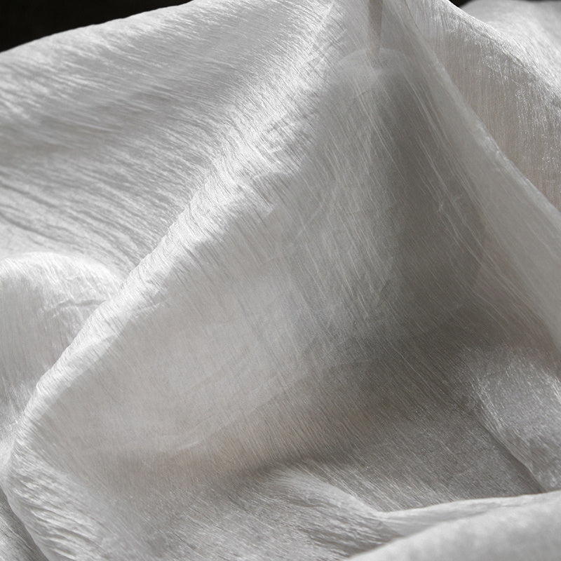 Pleated Three-dimensional Texture Silk Yarn Fabric