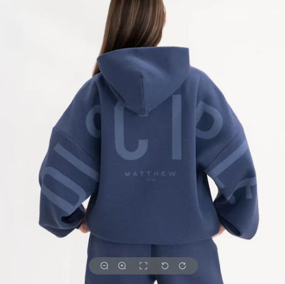 StreetVerse Letter Print Sweatshirt