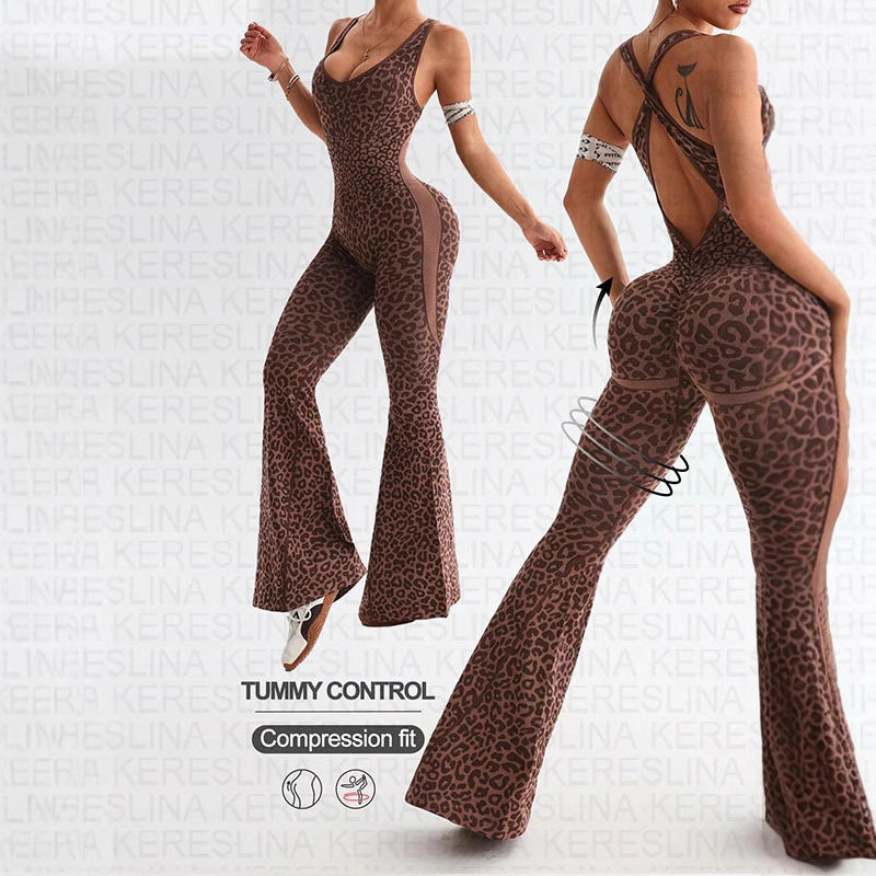 The Saffira Wild Halter Jumpsuit