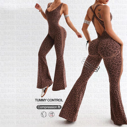 The Saffira Wild Halter Jumpsuit