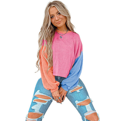 PatchEase Color-Block Sweater