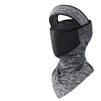Summer Ice Silk Sunscreen Riding Mask Men Outdoor