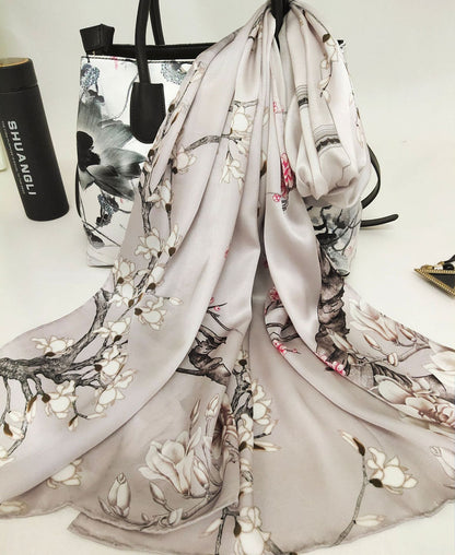 Ladies Fashion High-end Silk Scarf Shawl