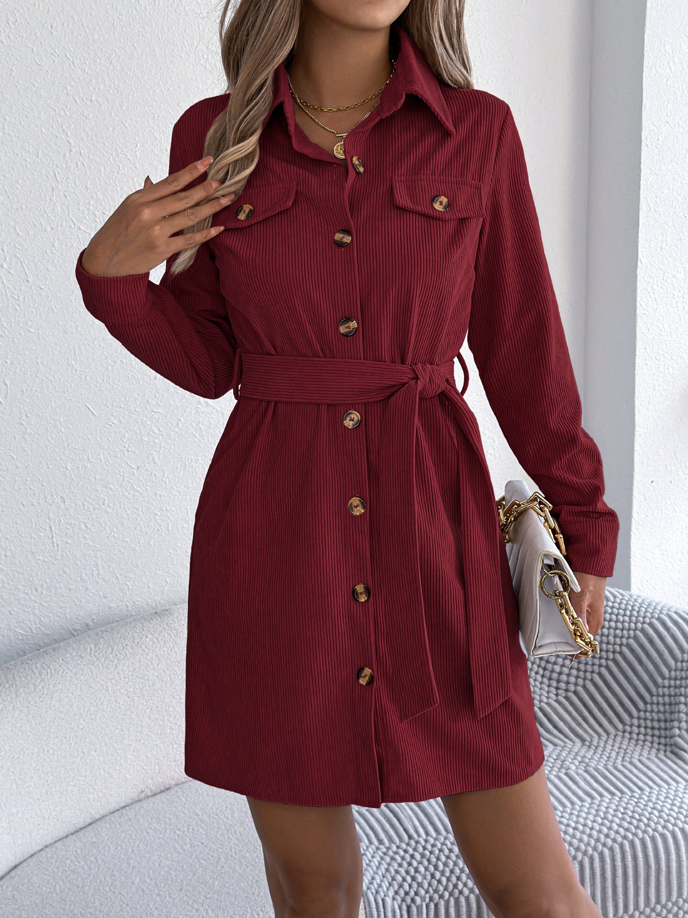 Cordelia Charm Shirt Dress