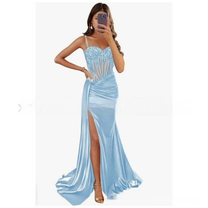Emerald Seduction Strapless Gown