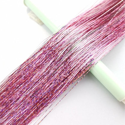 Colorful Silk Pet Silk Color Wig Set Suit