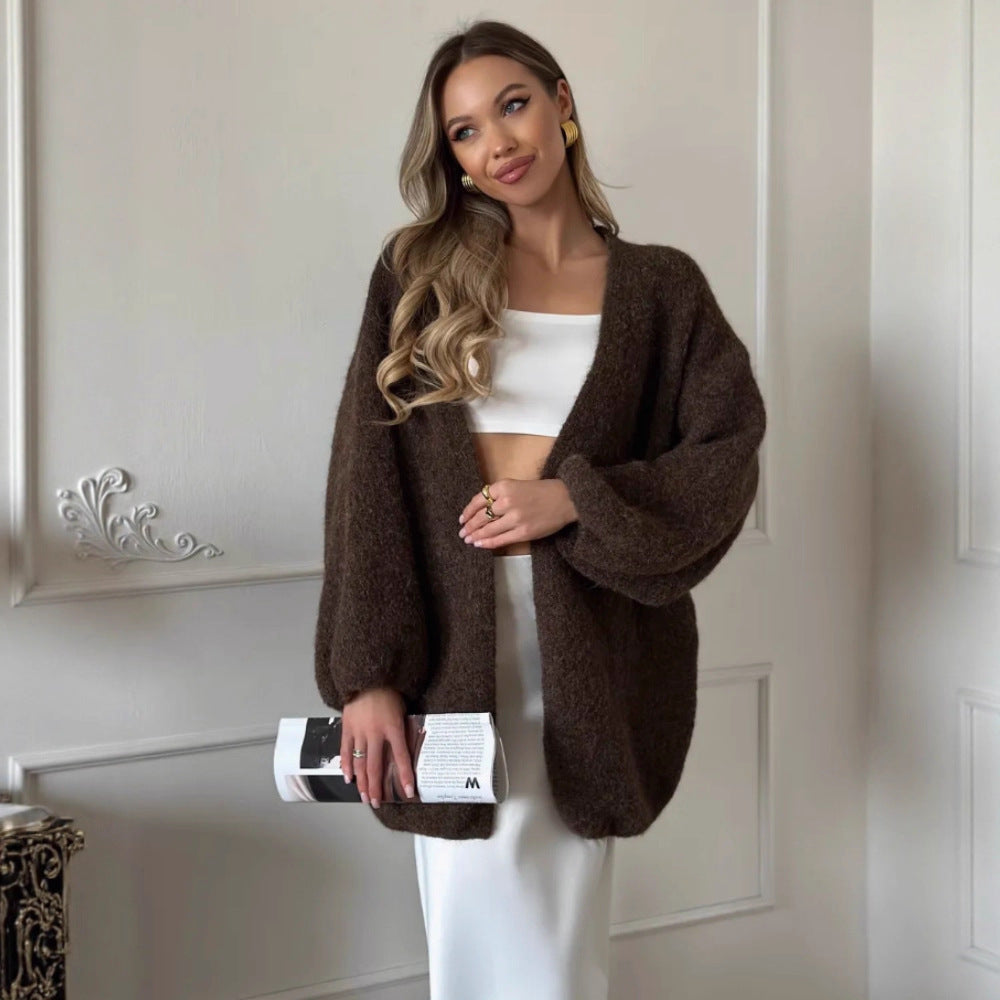 KnitElegance Mid Cardigan