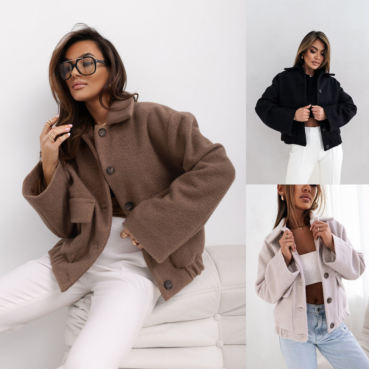 WoolAura Button Jacket