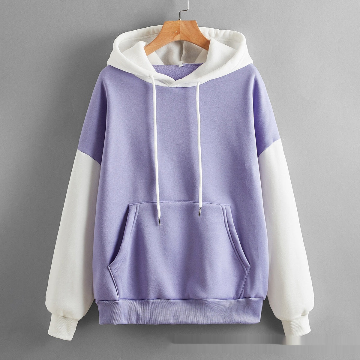 SpringEase Patchwork Hoodie Coat