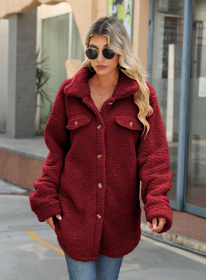 LuxeForm Lapel Blouse Coat