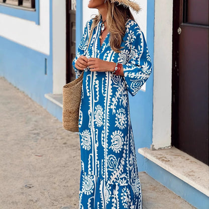 VivaMuse Printed Dress