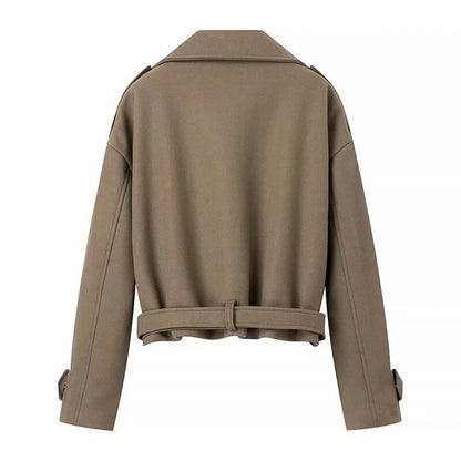 ÉlanBelt Wool Trench