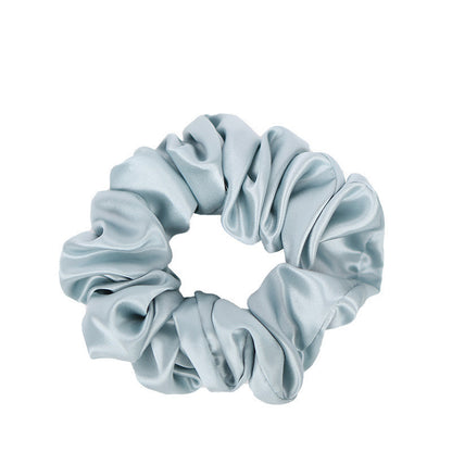 Women's Solid Shiny Silk Hair Tie Large Conditioner