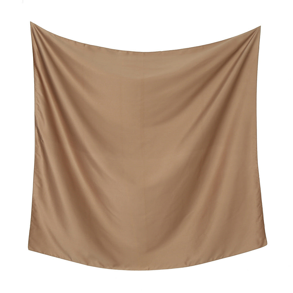 Malaysian Fashion Artificial Silk Subchromin Square Scarf Headcloth Women
