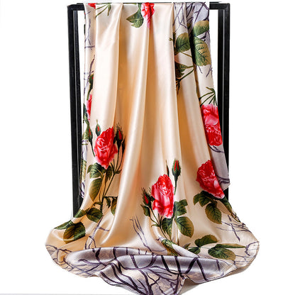 Spring And Autumn All-match Chiffon Silk Sunscreen Shawl