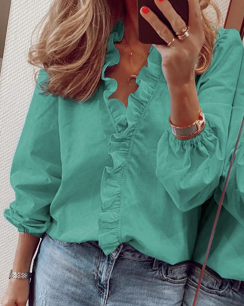 Elaris Ruffle Blouse