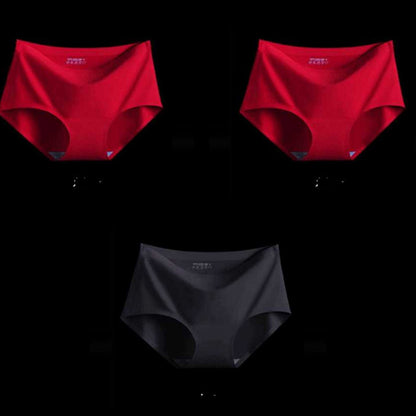 One piece ice silk seamless underwear