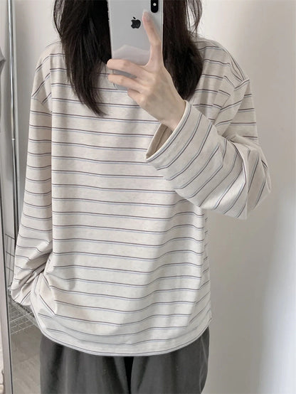 LineaWave Striped Long Sleeve Tee