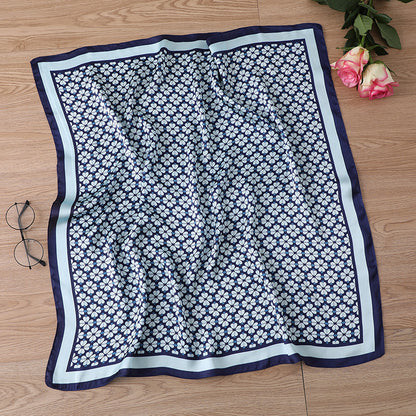 Fashion Love Clover Silk Scarf For Women
